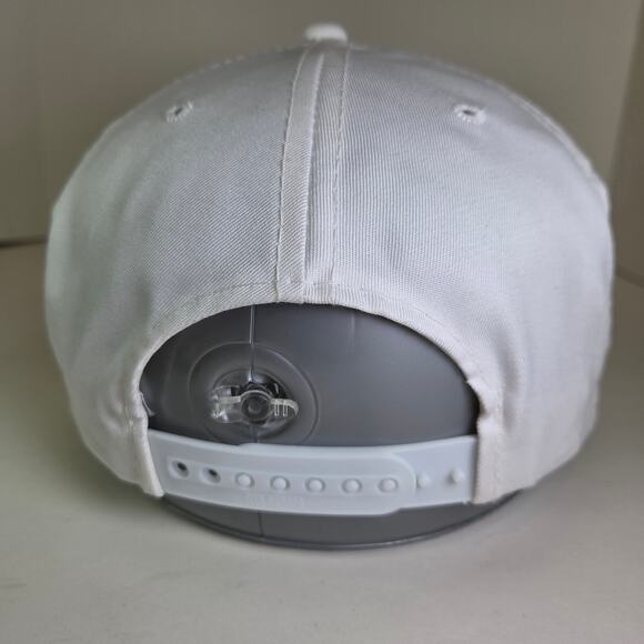 Vintage Chevrolet Genuine Chevy Logo Rope Snapback Hat White Red YoungAn OSFA - Picture 3 of 10